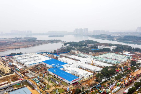 FOTOS: Así quedó el hospital que China construyó en 10 días para recibir pacientes con coronavirus