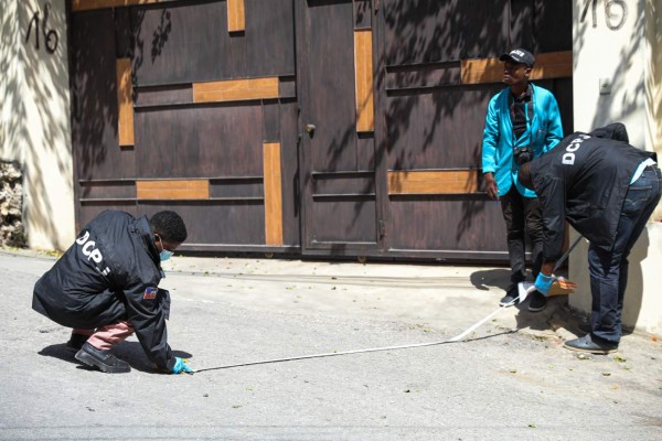 Así quedó la escena del crimen tras el asesinato del presidente de Haití