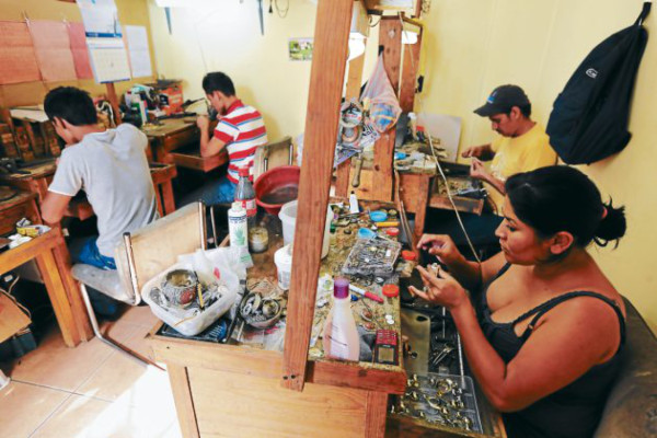 Piezas con arte ecológico