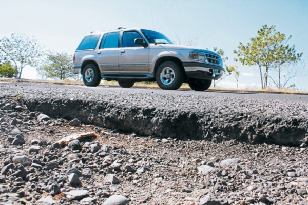 En pésimo estado 44 kilómetros de la carretera Panamericana