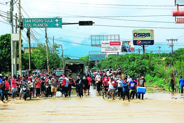 Calvario viven afectados por inundaciones provocadas por Eta en región norte