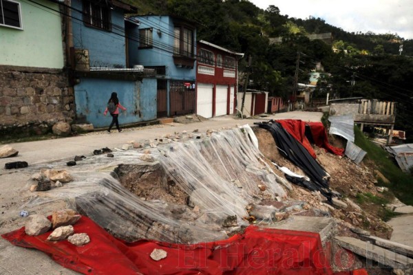 Las huellas de Eta e Iota en la capital de Honduras (FOTOS)