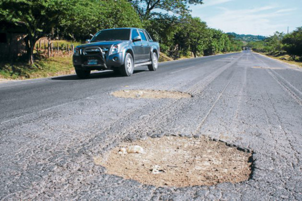 En pésimo estado 44 kilómetros de la carretera Panamericana