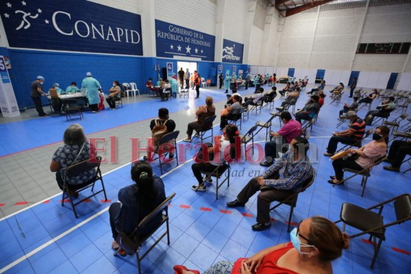 FOTOS: Tercer día consecutivo de inmensas filas por jornada de vacunación en la capital