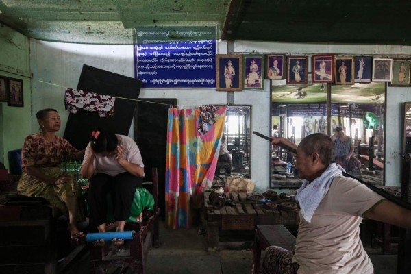 FOTOS: Sein Maung, fisicoculturista orgulloso de levantar pesas con más de 90 años