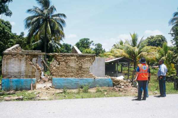 Analizan decretar a la aldea Jutiapa como zona inhabitable