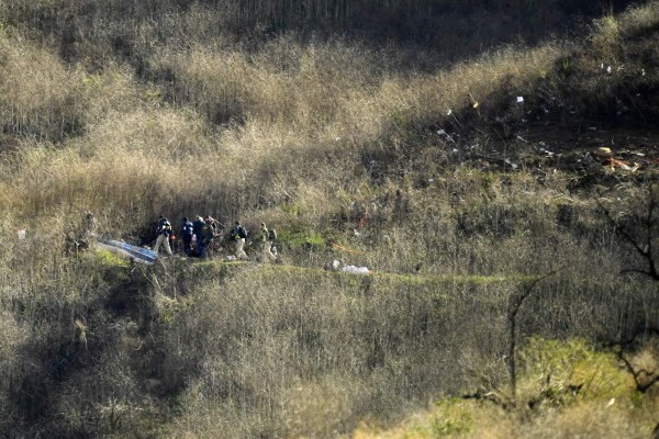 Ciclista revela fotos inéditas del accidente aéreo de Kobe Bryant