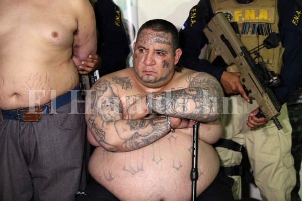 Capturan a uno de los jefes a nivel nacional de la pandilla 18 en la capital de Honduras