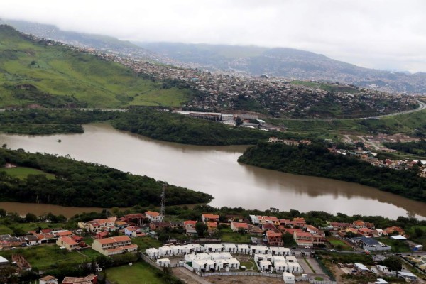 Tegucigalpa vista desde las alturas