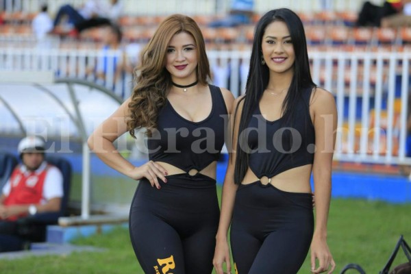 La belleza también estuvo presente en el clásico entre Olimpia y Motagua