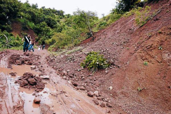 Los desastres dejados por las lluvias en Tegucigalpa y Comayagüela