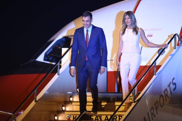 La esposa del presidente español Pedro Sánchez infectada por el coronavirus