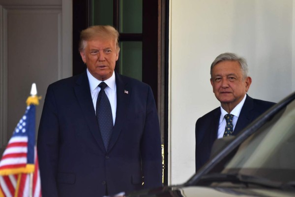 Las imágenes del histórico encuentro de Donald Trump y AMLO