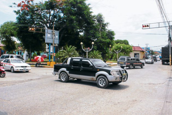 De tres semáforos que hay en Choluteca, solo uno funciona