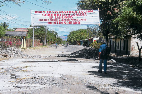 Prometen pavimentar 52 cuadras en Choluteca