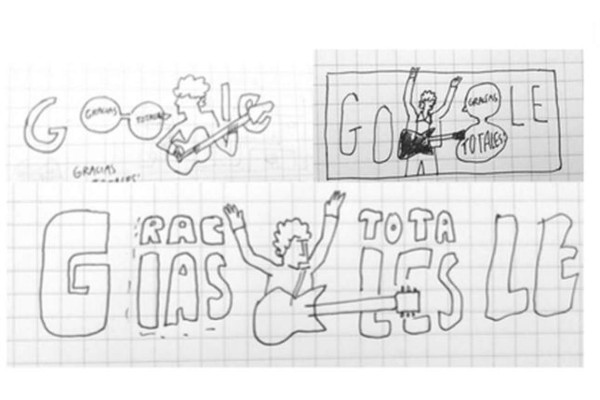 Google rinde homenaje con doodle a Cerati por 56 años
