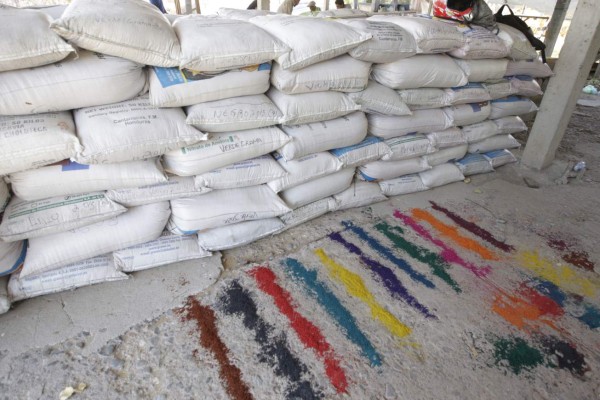 Semana Santa: Comienzan preparativos para las alfombras de aserrín