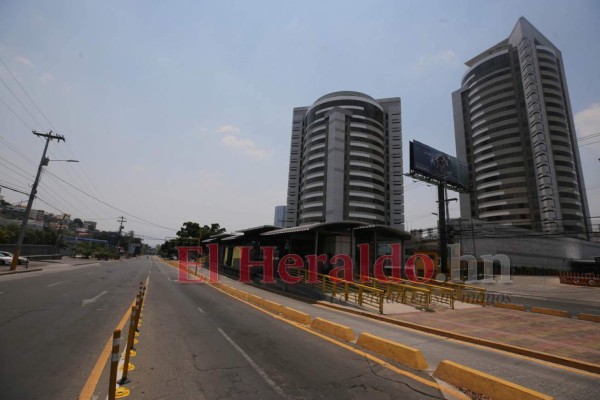 Espectaculares fotos de la quietud que envuelve la capital cerrada por la pandemia