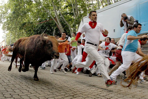 Impactantes imágenes del Festival de San Fermín