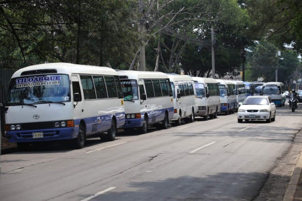 Denuncian usurpación de ruta en Tegucigalpa