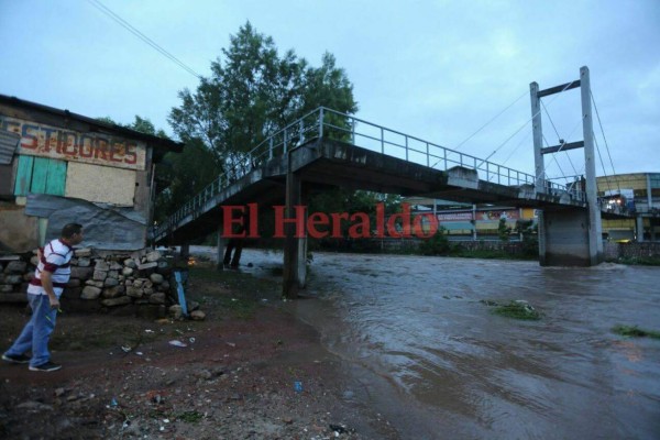 FOTOS: Así está la capital de Honduras ante imparable lluvia