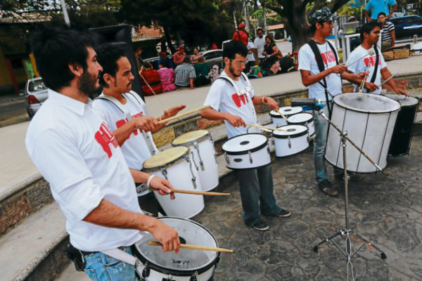 Sabor de la pupusa cautivó en recreovía