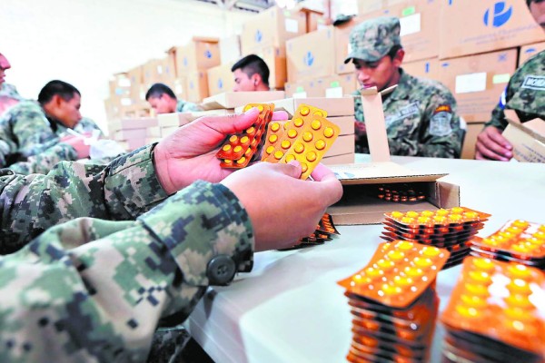 Militares toman el control de distribución de medicinas