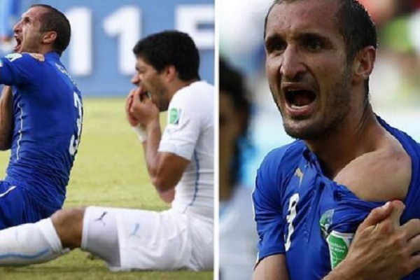 Chiellini: 'FIFA protege a Suárez, que es un tramposo'&nbsp;