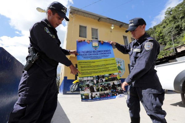 Honduras: Capitalinos elegirán al mejor policía del barrio