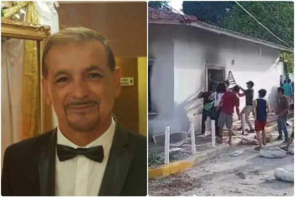 Imágenes de la feroz turba que linchó al italiano Giorgio Scanu en Yusguare