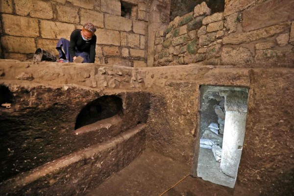 Estos espacios podrían ser la despensa de un edificio hoy desaparecido o una zona de almacenamiento y preparación de comidas para los sacerdotes de la Ciudad Santa. Foto: AFP.