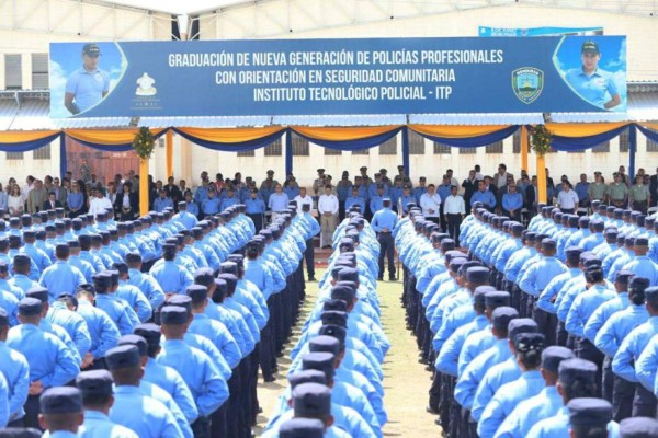 Honduras: Casi mil nuevos agentes se integran a Policía Nacional