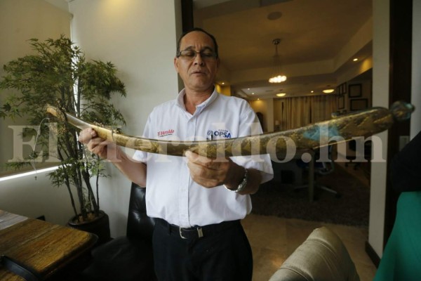EL HERALDO halló la espada del prócer Francisco Morazán