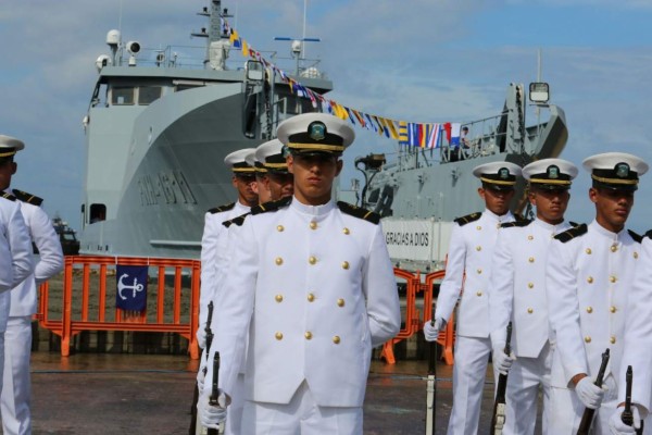 Así comienza sus misiones el buque 'Gracias a Dios' en Honduras