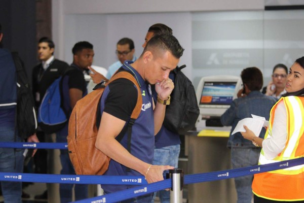 Motagua voló a Texas: Los Azules llevaron a Omar Elvir quien está recuperado