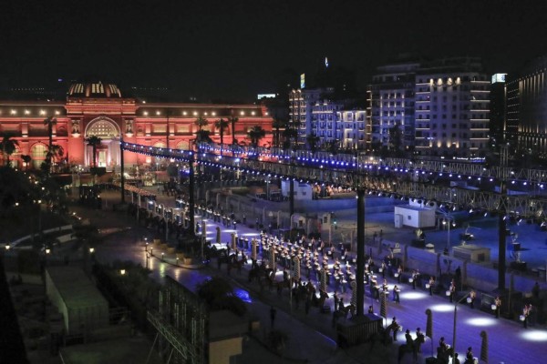 Increíbles fotos del desfile de momias de El Cairo que cautivó al mundo