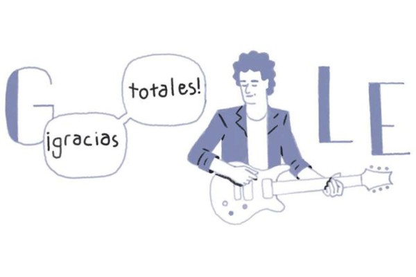 Google rinde homenaje con doodle a Cerati por 56 años