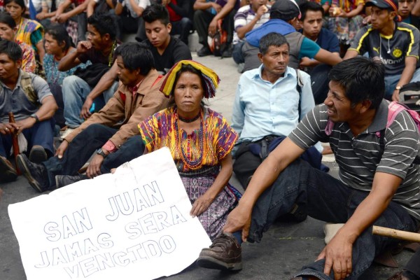 Protestan contra explotación minera