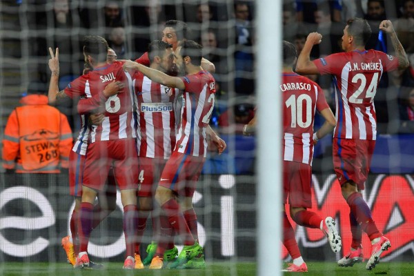 Atlético de Madrid acabó con el sueño del Leicester City al clasificar a semifinales