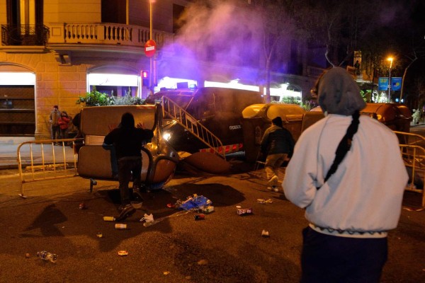 FOTOS: Protestas en Cataluña tras el arresto del expresidente Carles Puigdemont en Alemania