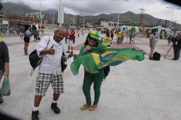 Los brasileños ya viven su fiesta de los Juegos Olímpicos de Río 2016