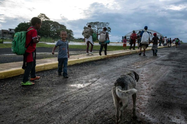 FOTOS: Caravana migrante busca jalones para recorrer más de dos mil kilómetros faltantes