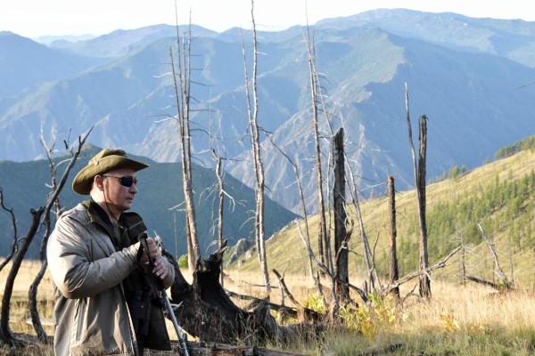 FOTOS: Las campestres vacaciones de Vladimir Putin en Siberia