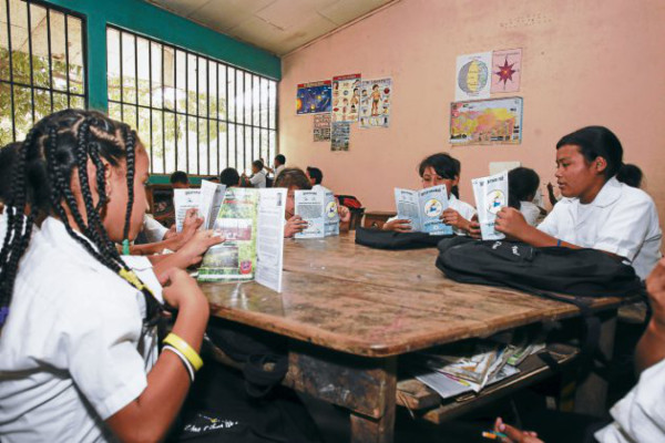 En El Saladito, Pespire, inicia Maratón del Saber