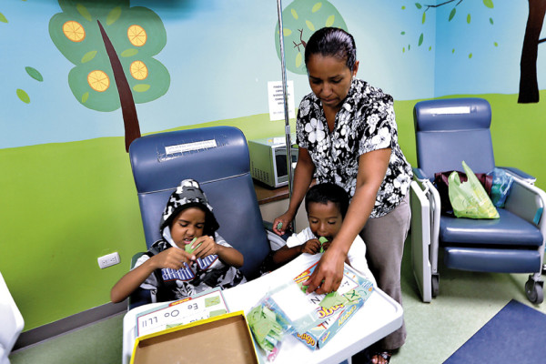 Dos grandes guerreros que luchan por una vida