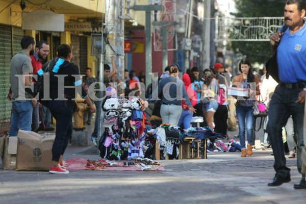 Nuevo desalojo de vendedores en el centro de Tegucigalpa