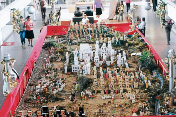 El portal de Belén recobra vida en la capital hondureña