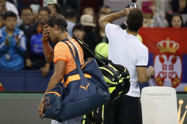 Nadal pierde en Shanghai y podría abreviar su temporada