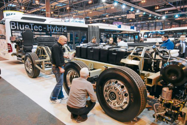 El salón de los autobuses