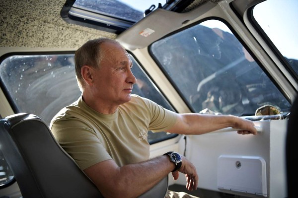 FOTOS: Las campestres vacaciones de Vladimir Putin en Siberia